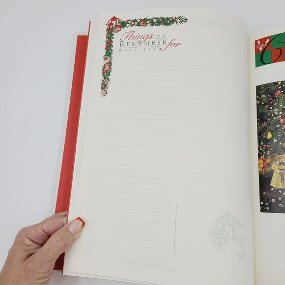 Department 56 Christmas Diary Memory Keepsake Book Hardcover 1995 **UNUSED** - Picture 8 of 8